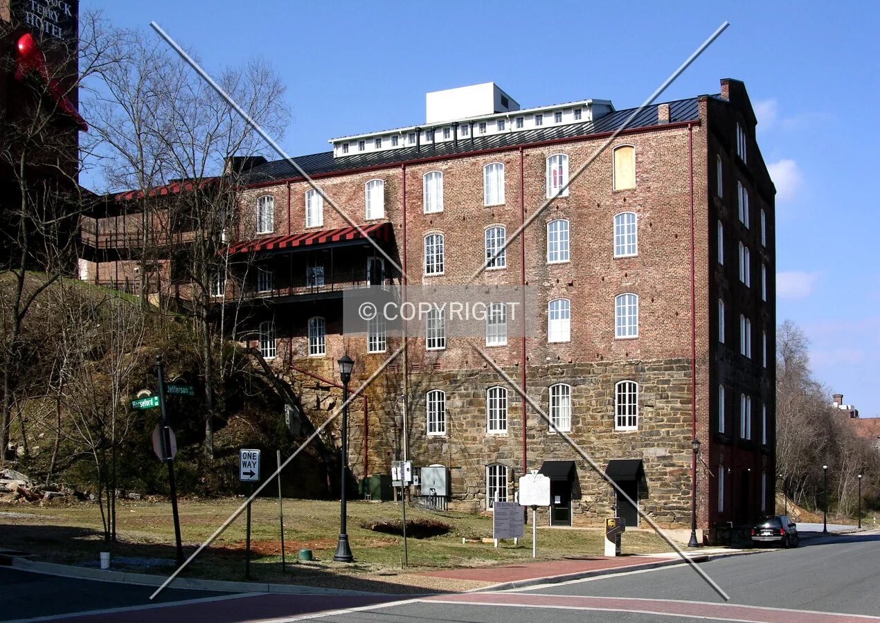 From Jefferson Street to the south