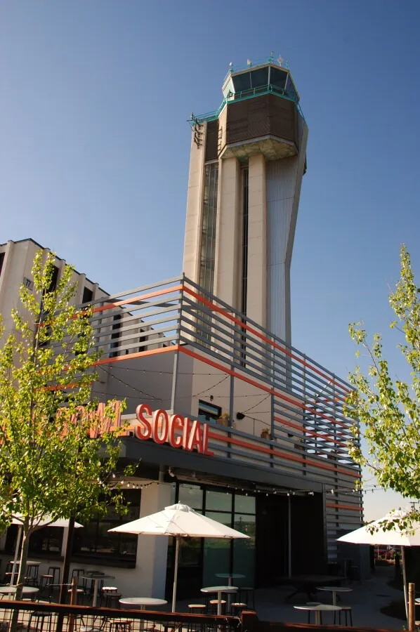 View from the southeast