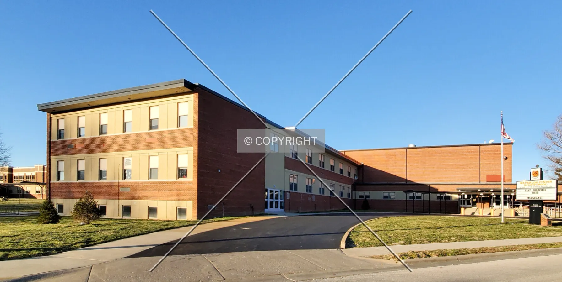 Southwest view; March 5, 2020