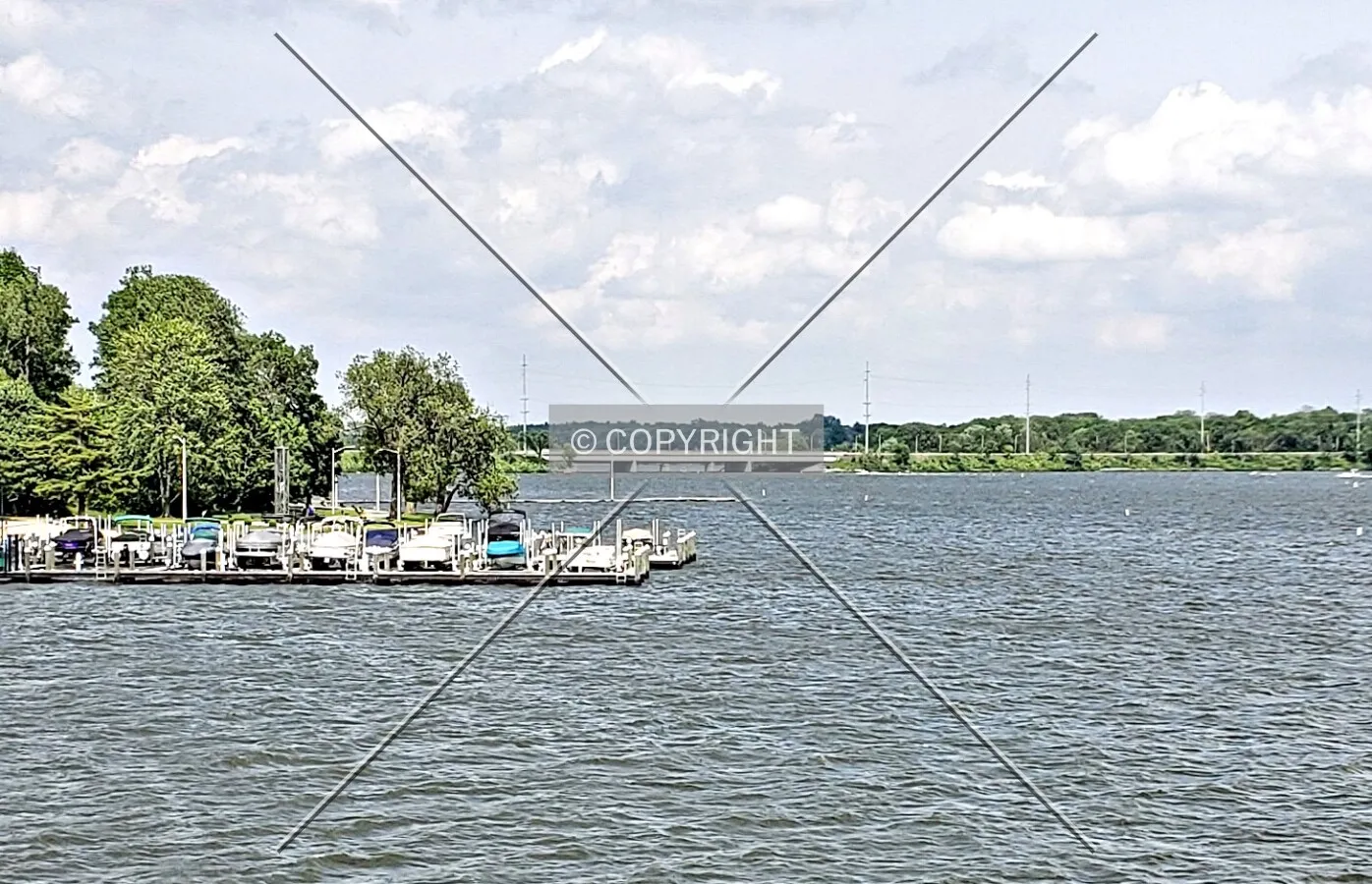View from the west; May 27, 2019
