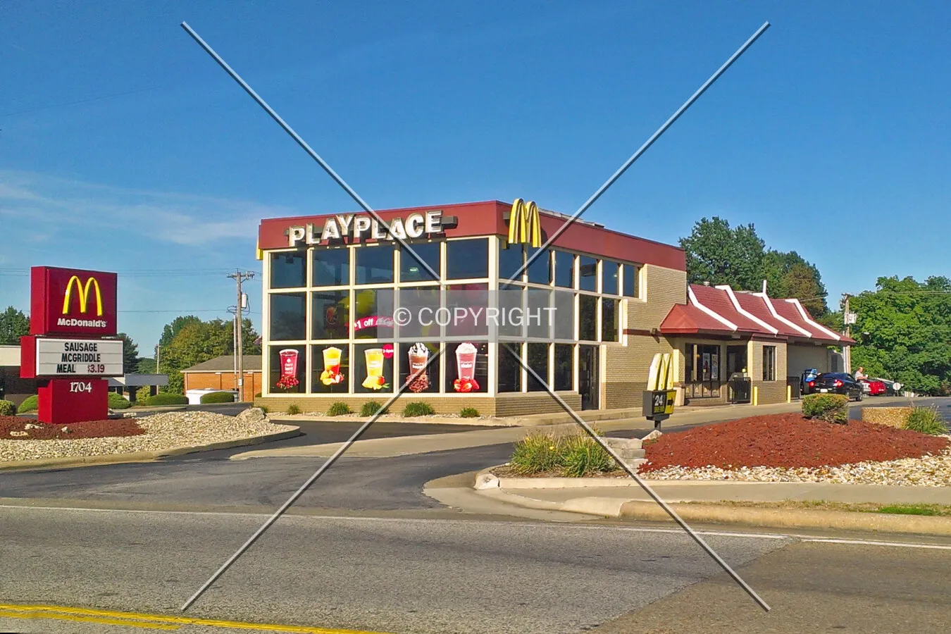 View from the southwest; September 10, 2012