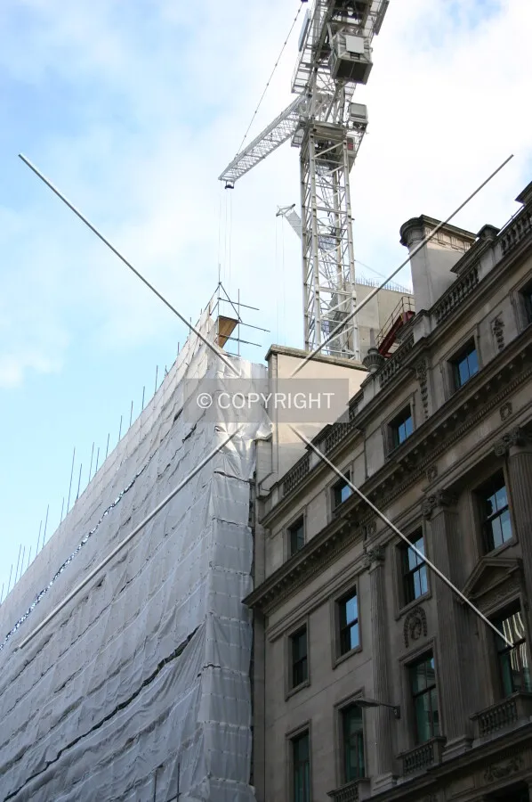 A crane at top from Cornhill