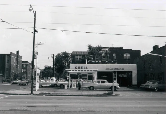Vintage view from the south