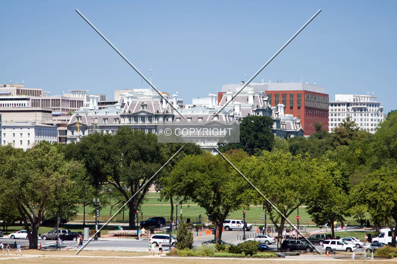 Distant view of the top