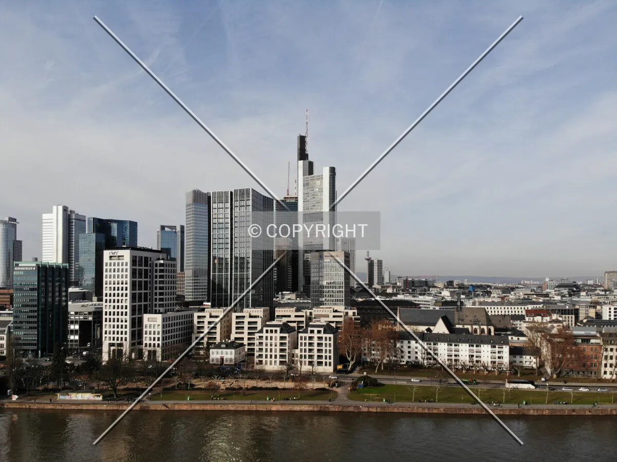 Central Banking District (CBD) in Frankfurt