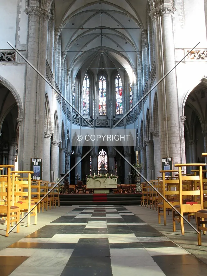 View on the choir from the main porch