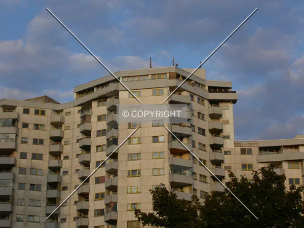 Top floors of a building