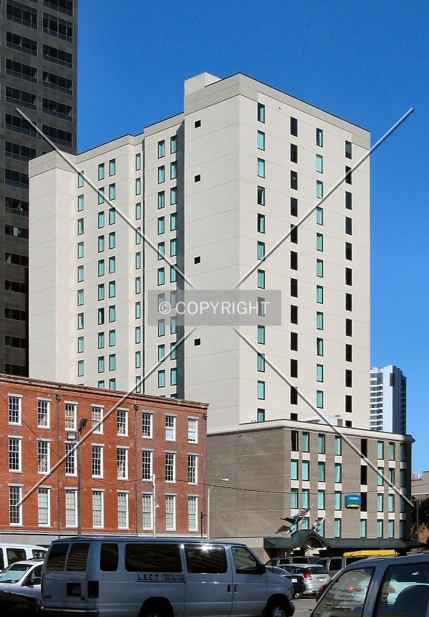 View to the northwest from Lafayette Street