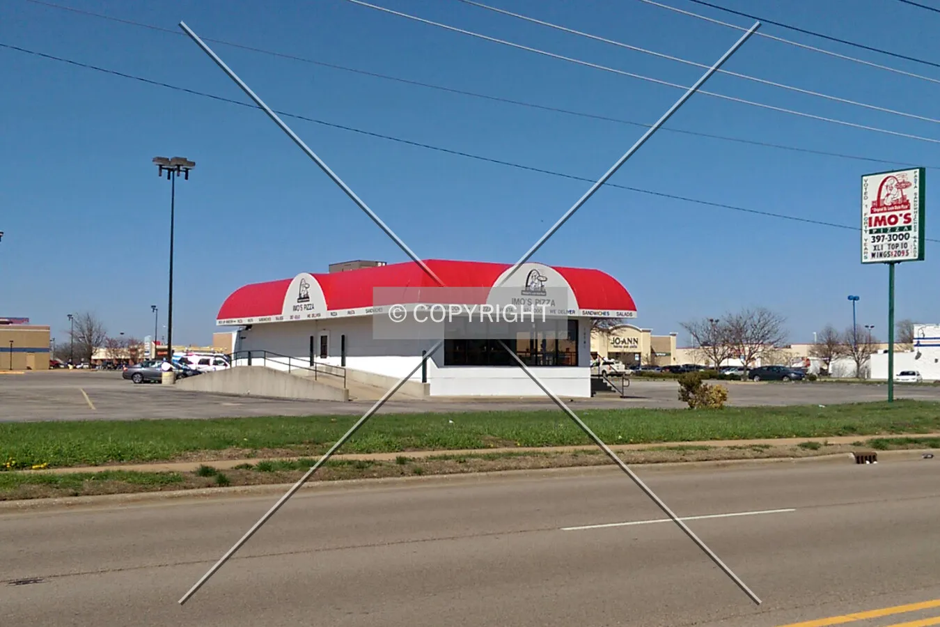 View from the southwest; April 4, 2015