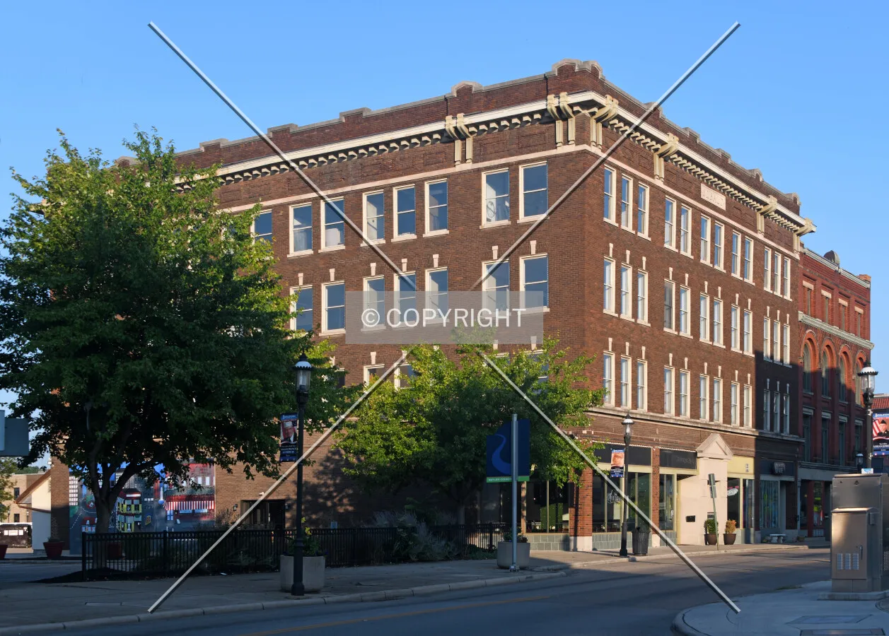 View from the east