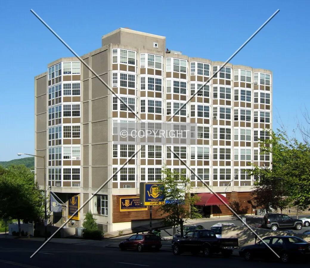 View from the west
