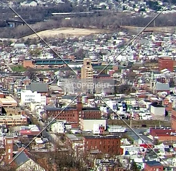 View from the southeast