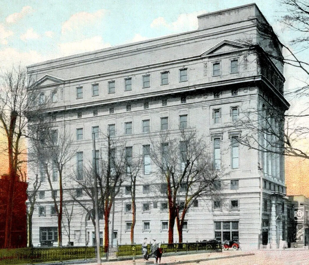 View from the southeast