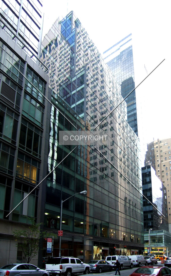 View from the east on 55th Street
