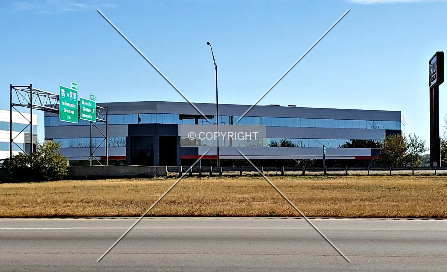 View from the west; October 5, 2019