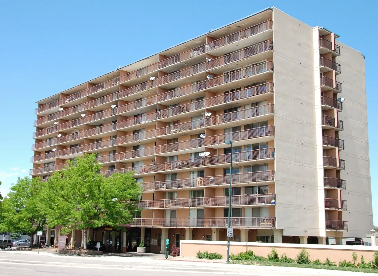View from the southeast