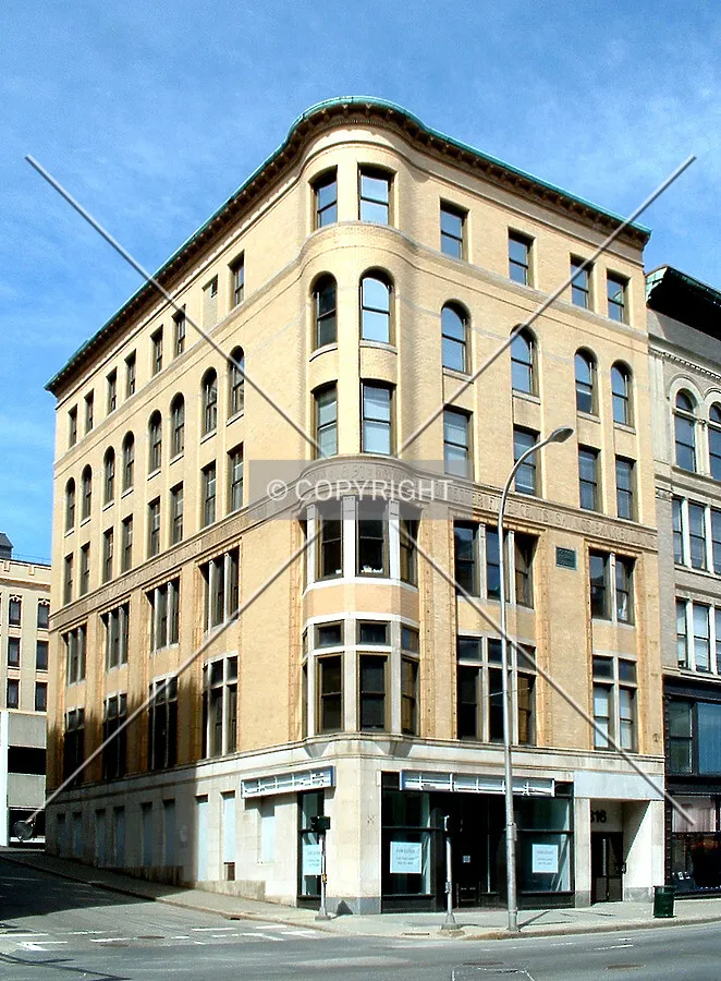 View from the southeast across Main Street
