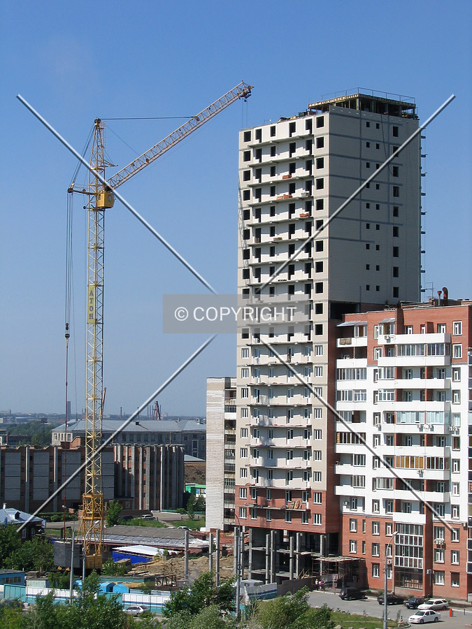 Looking from the east from across Kamenskaya Magistral