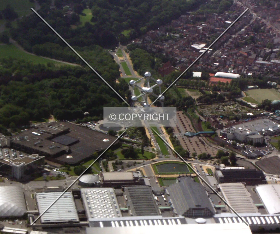 Aerial view from jetliner