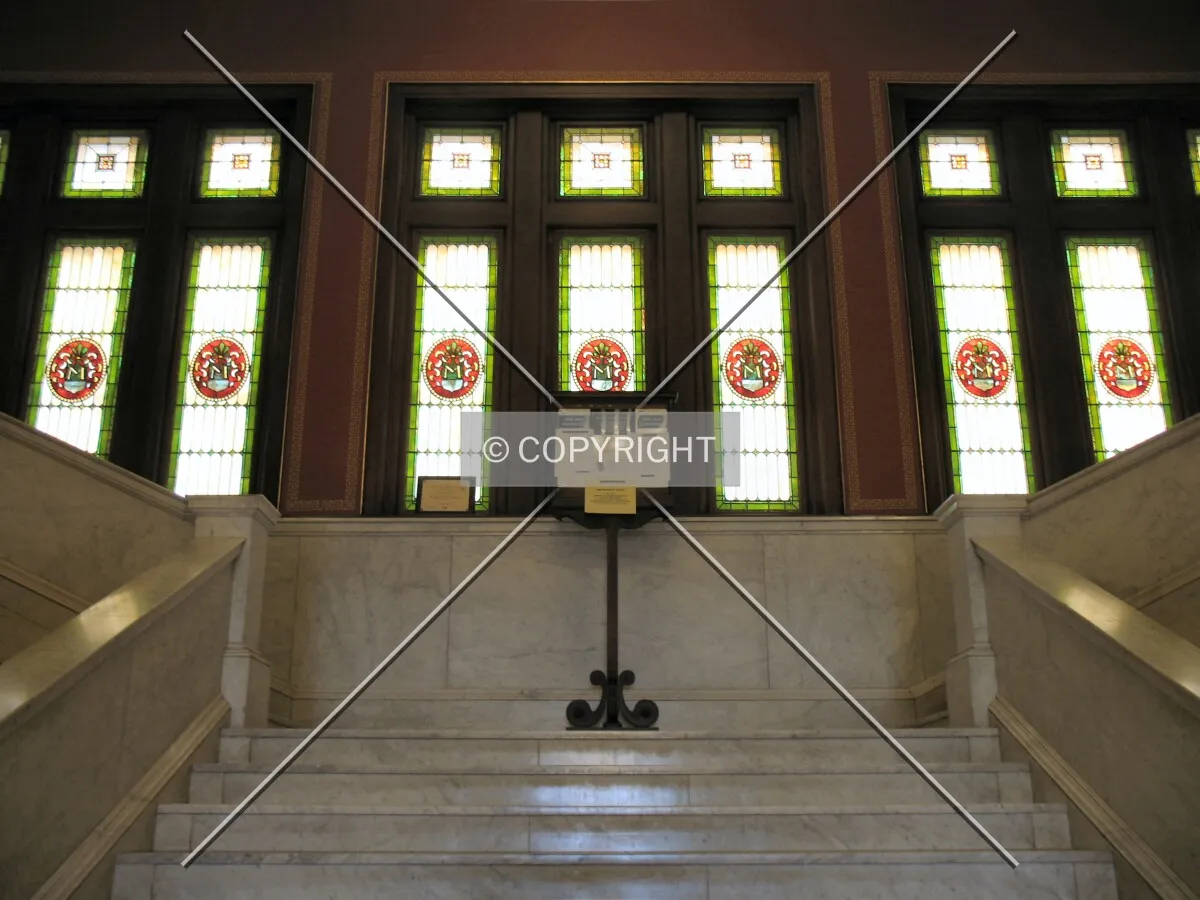 Staircase from the first to second floor
