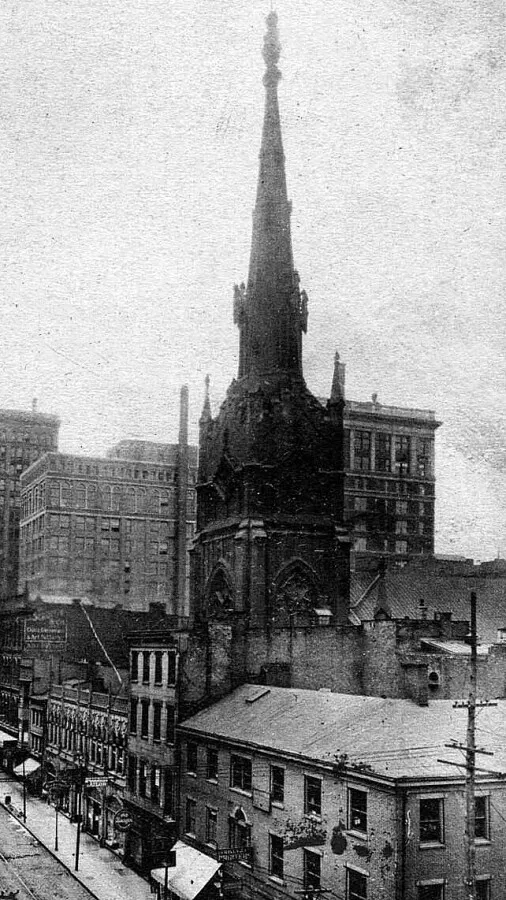 View from the southeast