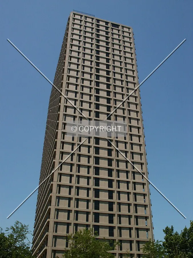 Looking up the east side