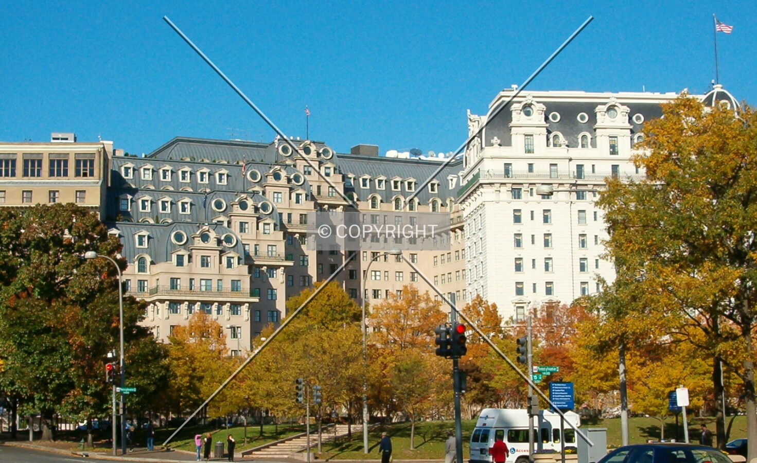 View from the south on 15th Street