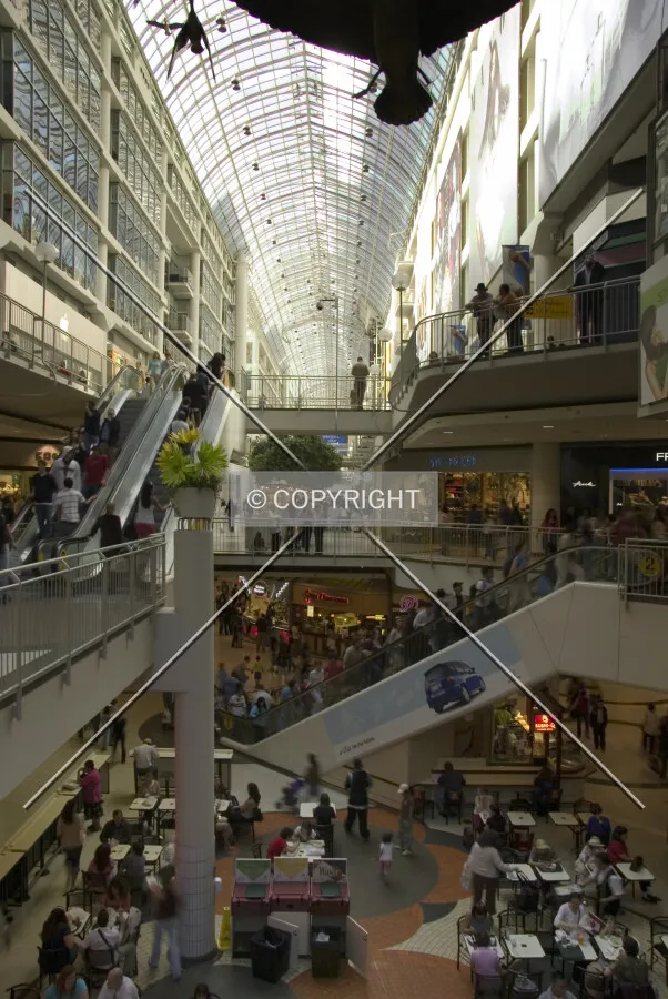 The internal shopping mall