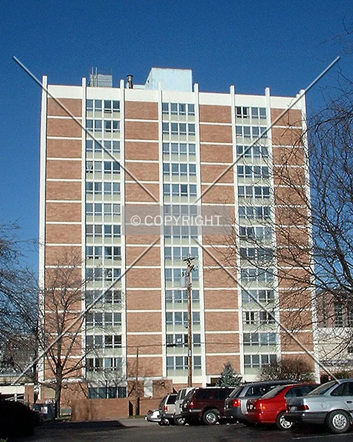 South facade from Russell Street