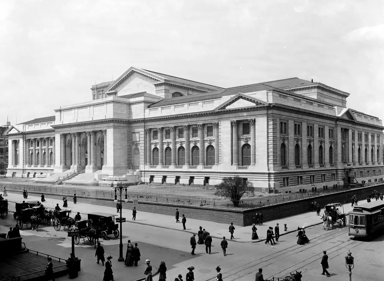 Vintage view from the northeast