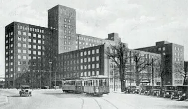 The building as seen in 1935