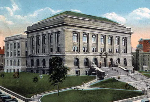 Vintage view from the northwest