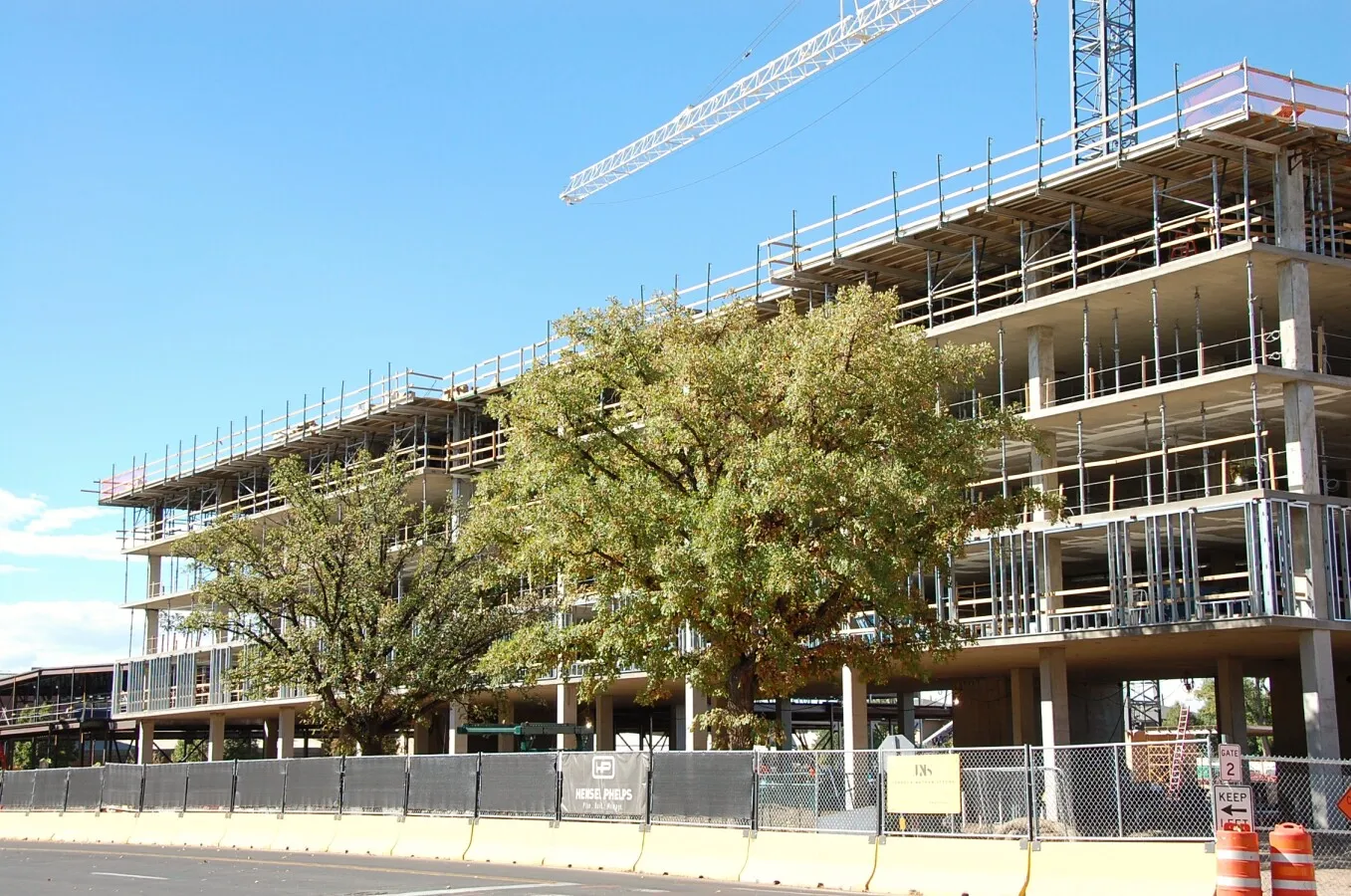 View from the southeast