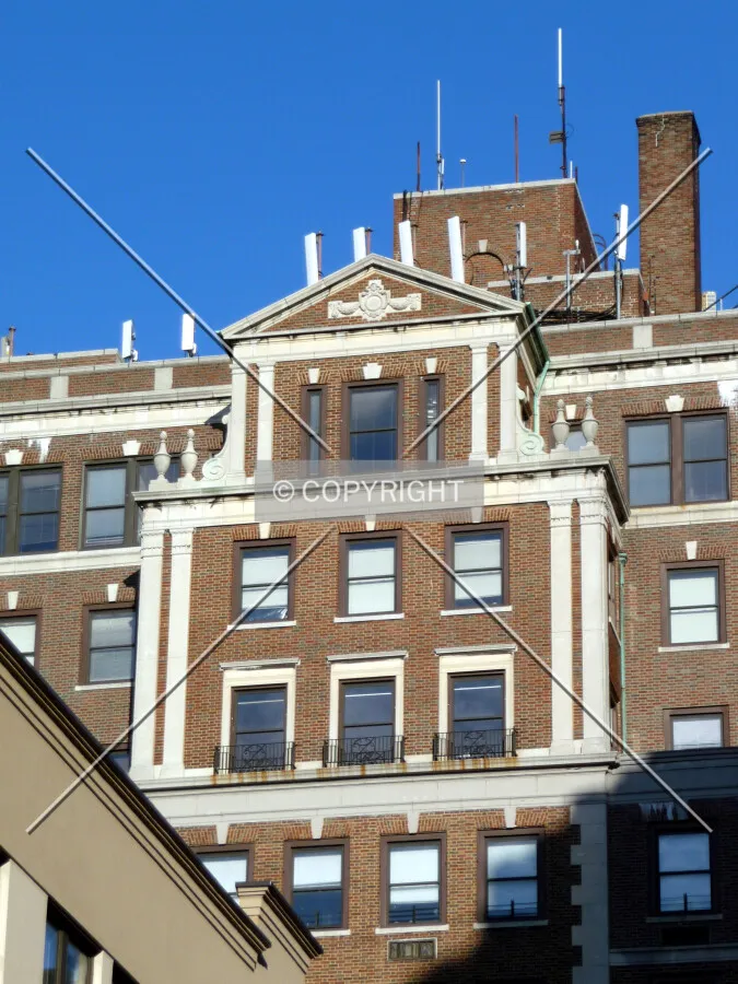 West facade at the top