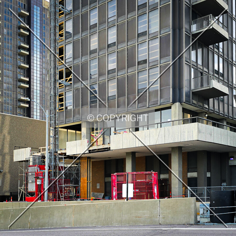 From the northeast during renovation, Wednesday, April 29, 2026
