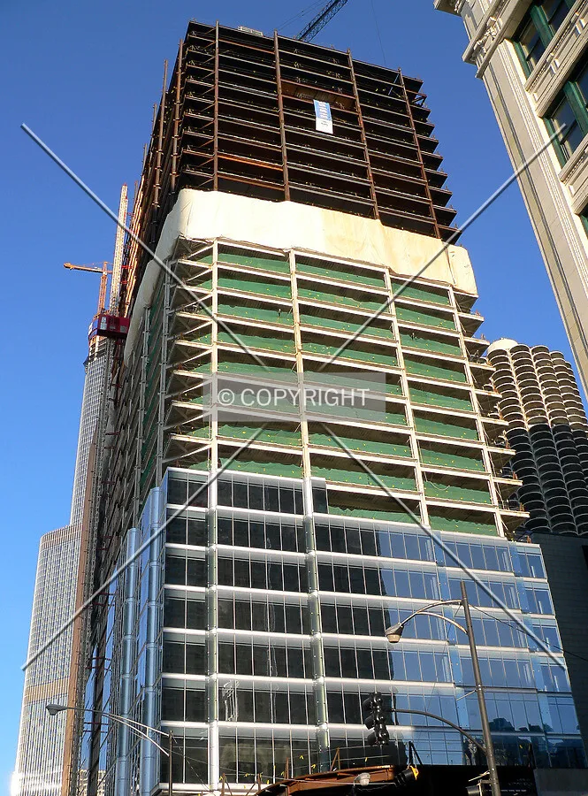 View from Kinzie Street at Clark Street