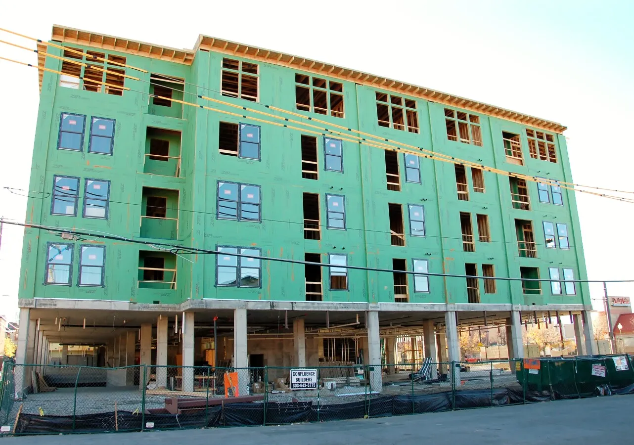 View from the northeast