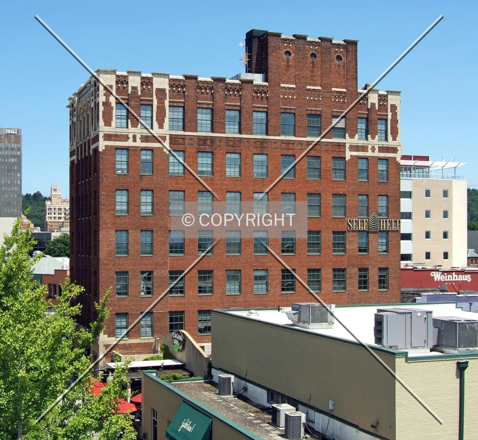 View from the northwest across Wall Street