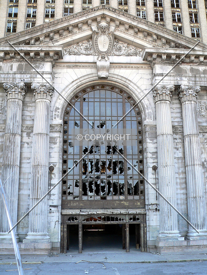 The main entrance