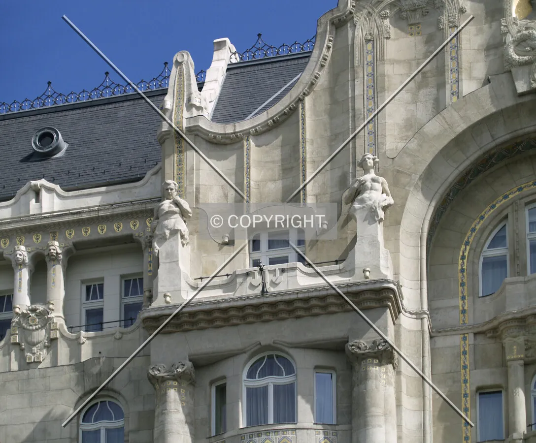 Detail of western façade