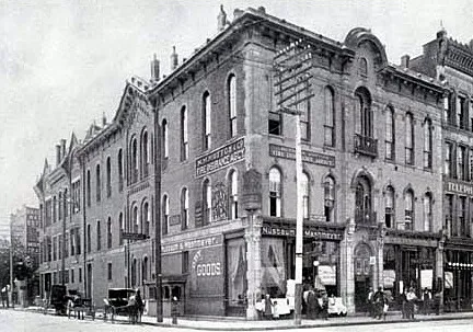 Vintage view from the northeast