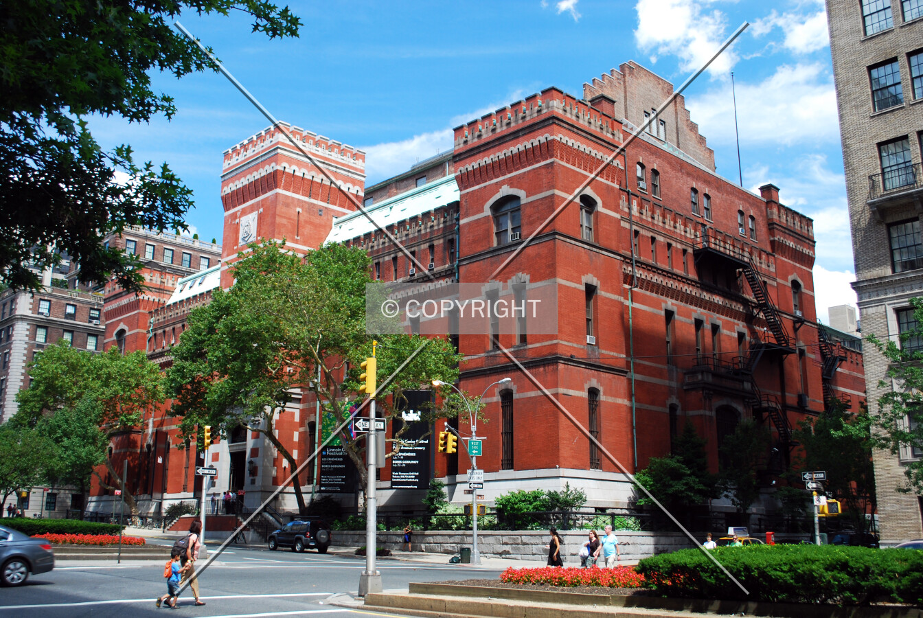 Viewed along Park Avenue