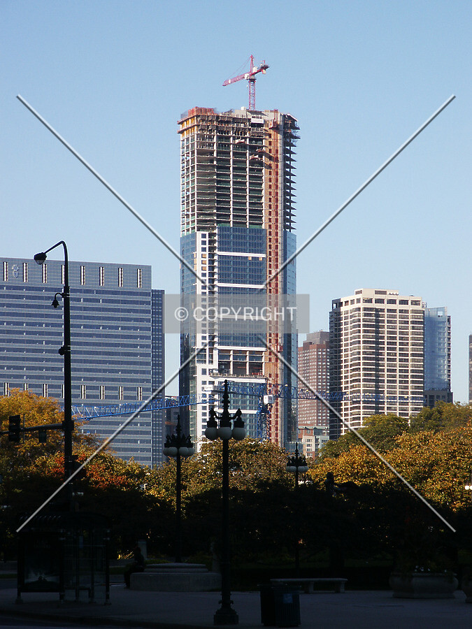 View from the corner of Michigan and Congress