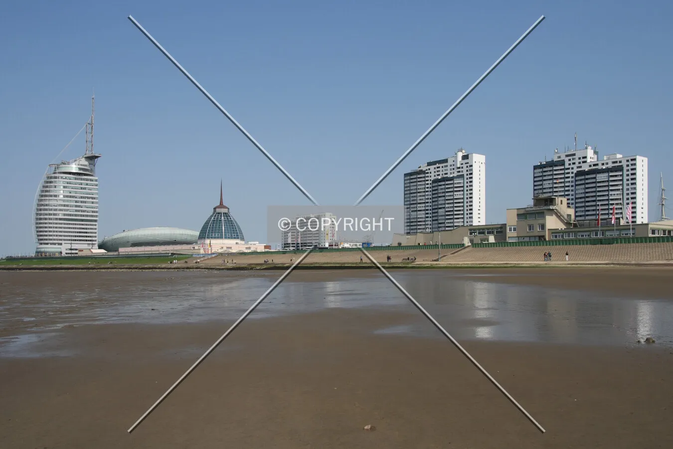 View from the beach