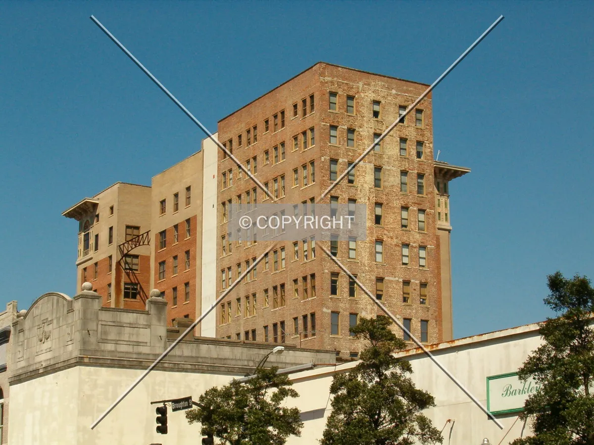 View form Broughton Street looking north