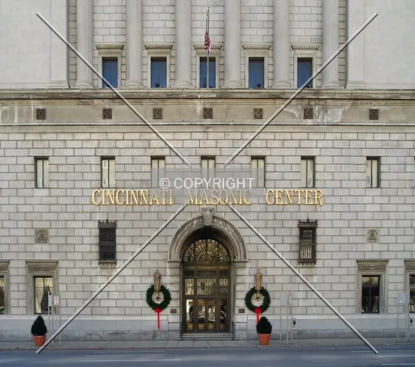 Entrance area from across 5th Street