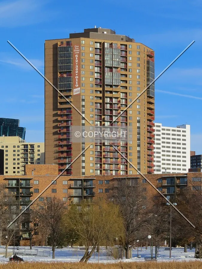 View to the northeast from Loring Park
