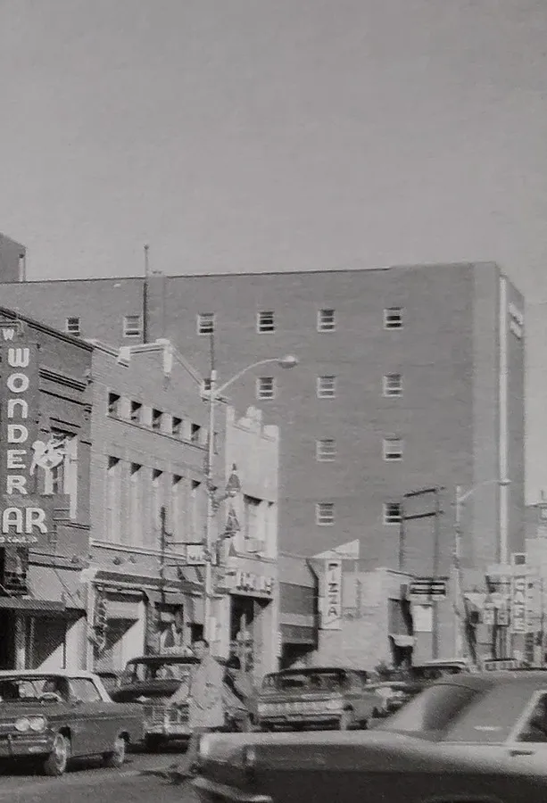 Vintage view from the south