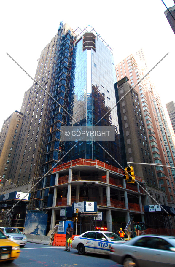 Viewed along Lexington Avenue