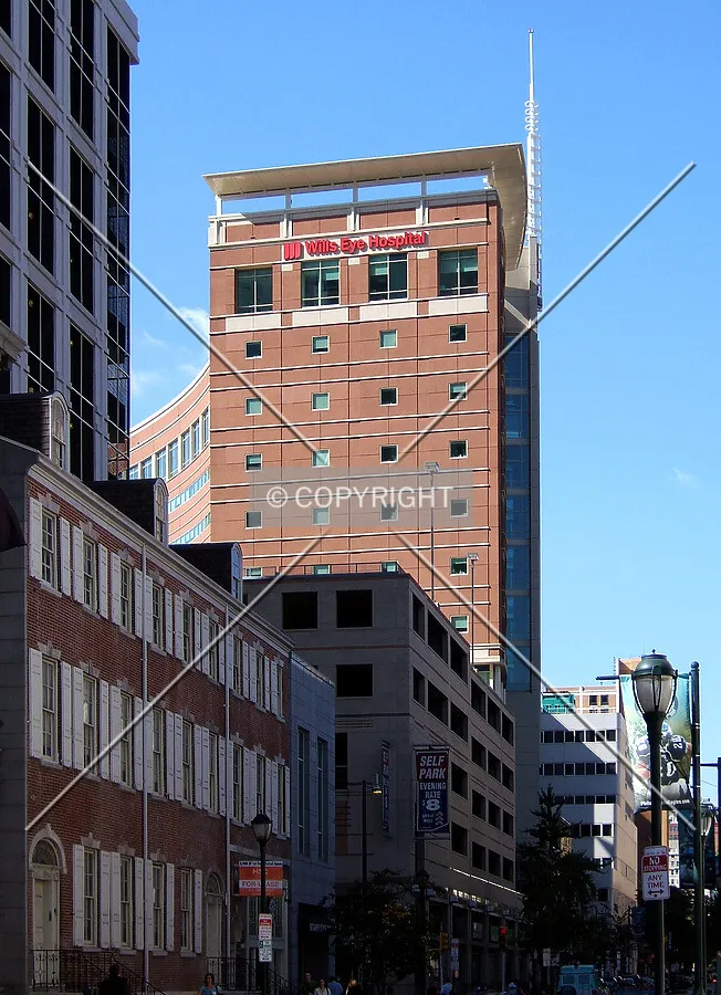 View from the east on Walnut Street